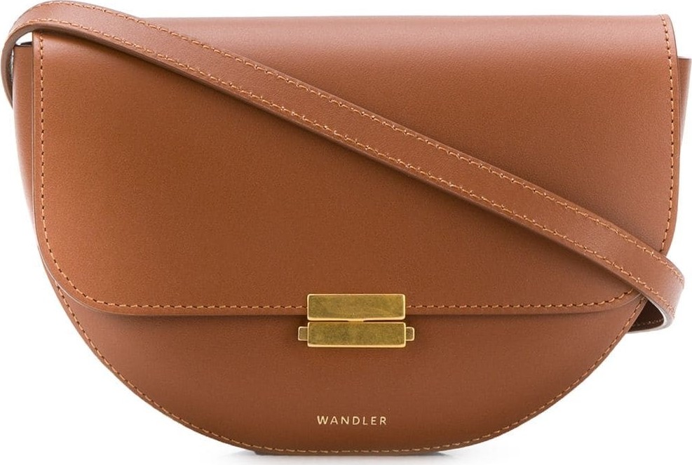 Wandler Tan Big Anna Buckle Belt Bag