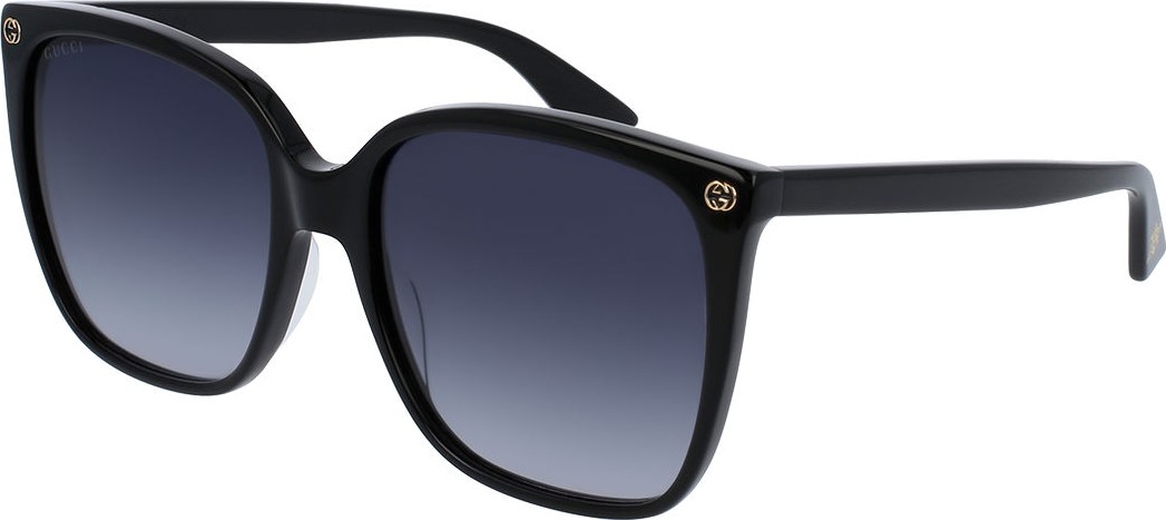 Gucci Square Acetate Sunglasses w/ Interlocking G Detail