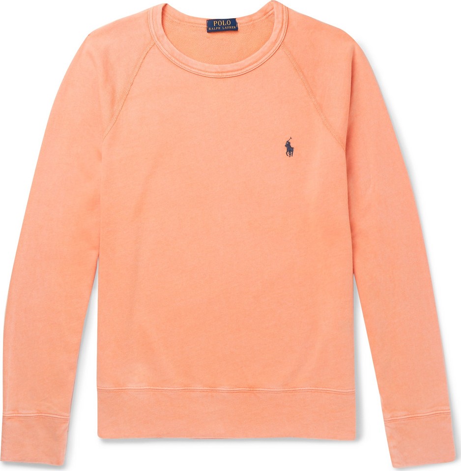 Polo Ralph Lauren Fleece-Back Cotton-Jersey Sweatshirt