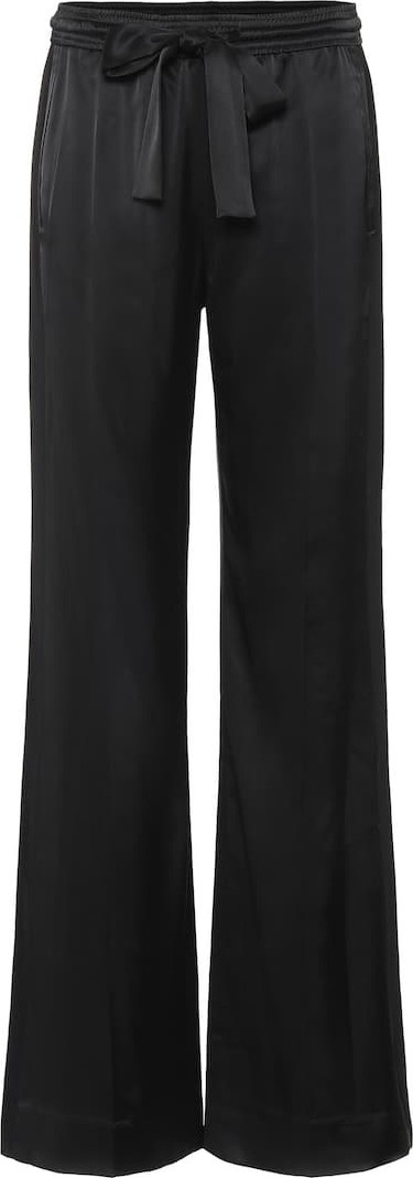 Dorothee Schumacher Satiny Perfection wide-leg pants