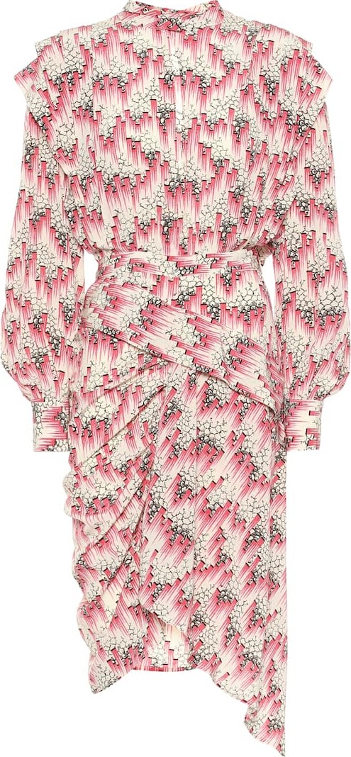 Isabel Marant Rieti printed stretch-silk dress
