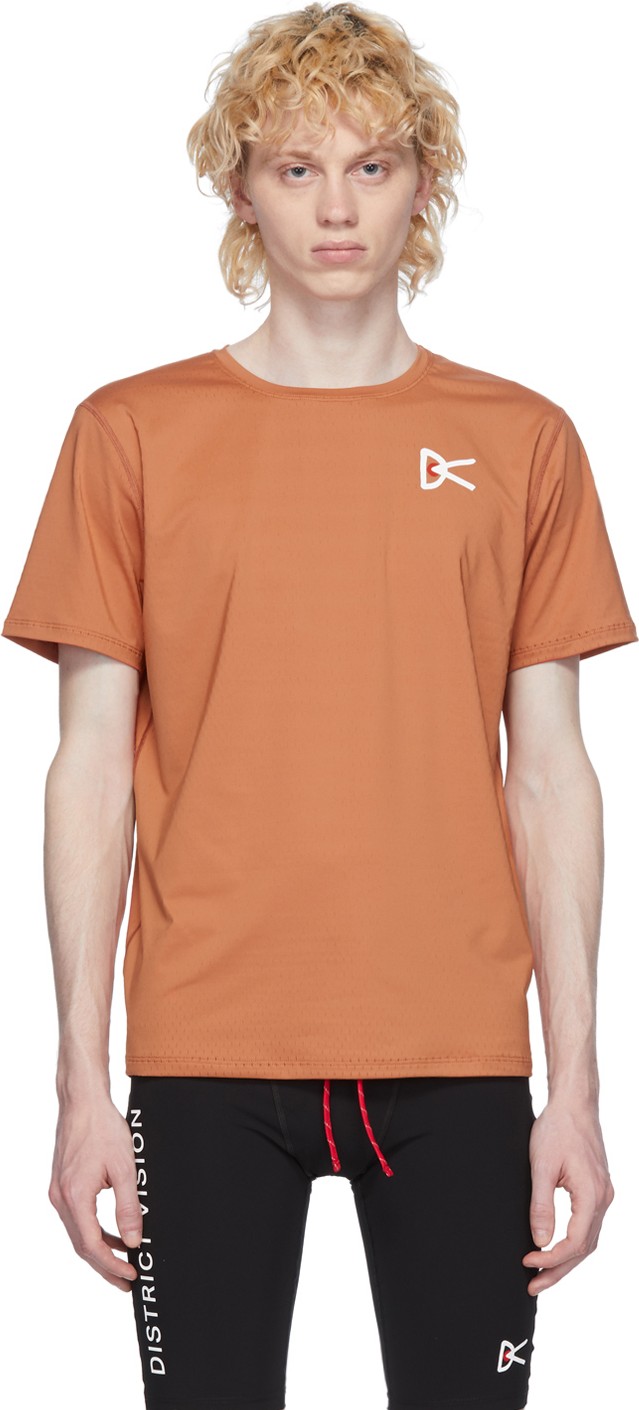 District Vision Orange Air-Wear T-Shirt