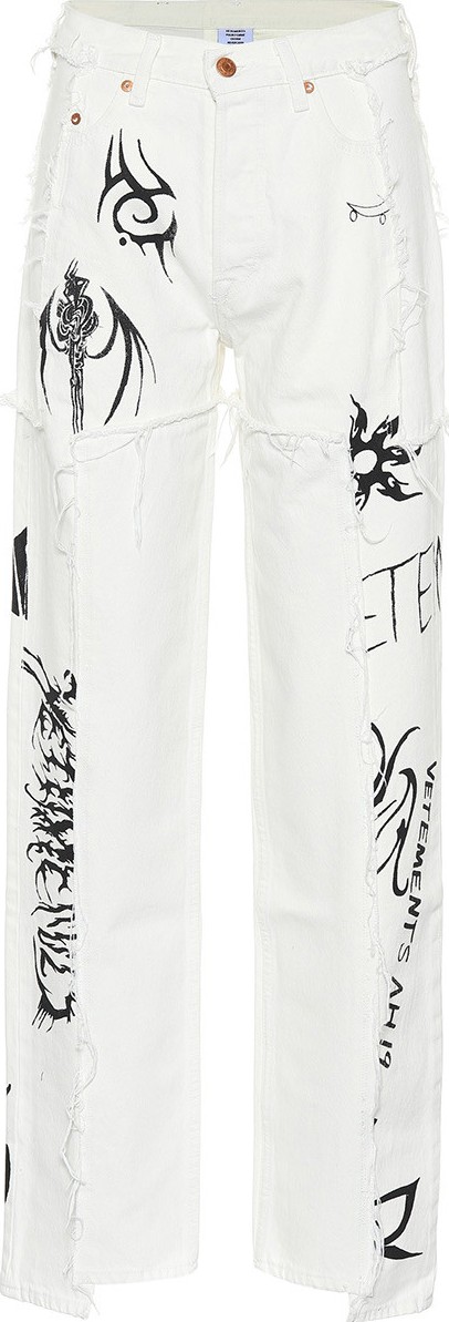 Vetements Vetements X Levi's Tribal patchwork Jeans