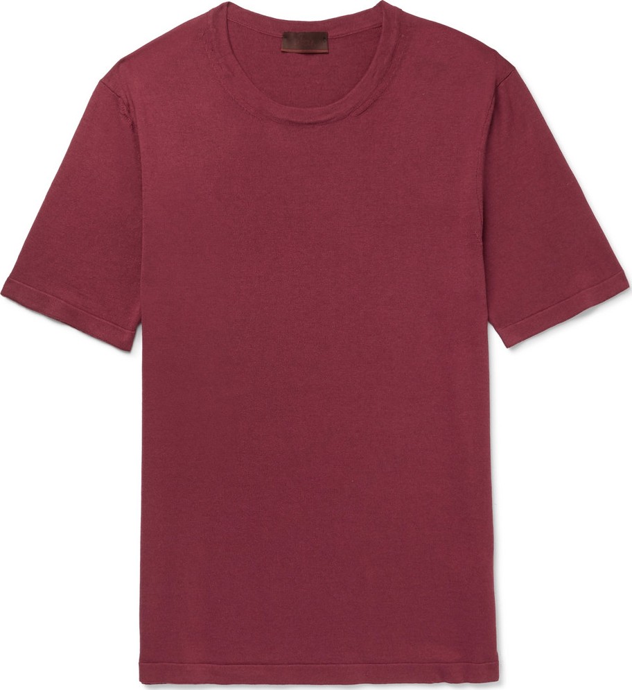 Altea Silk and Cotton-Blend T-Shirt