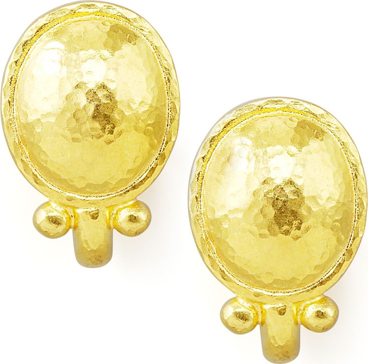 Elizabeth Locke Sarabella 19k Gold Earrings