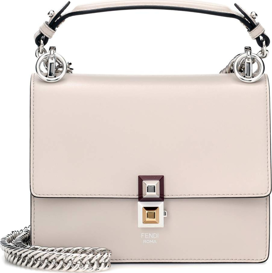 Fendi Kan I Small leather shoulder bag