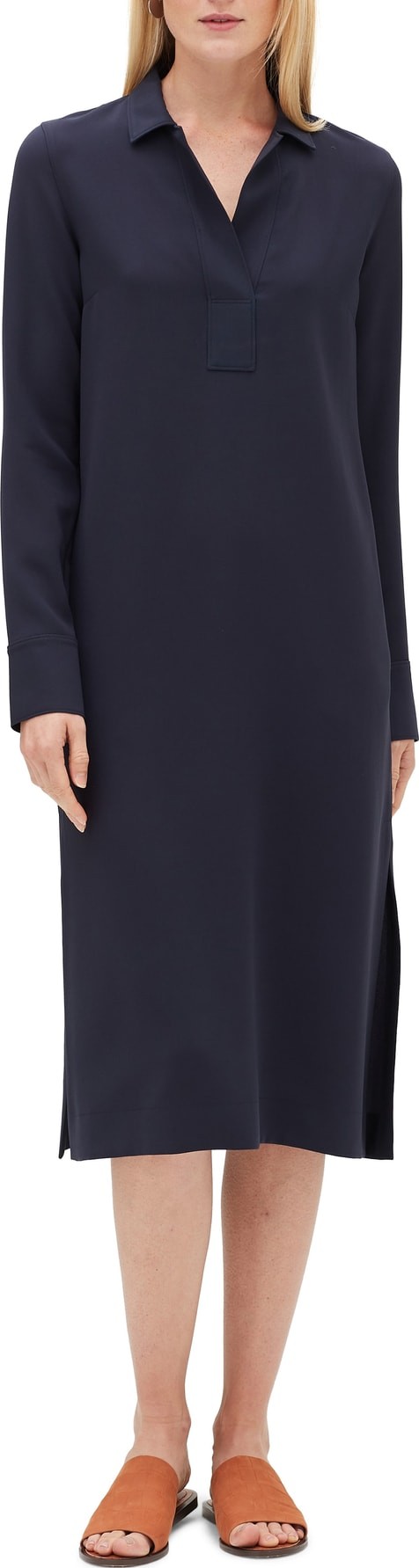 Lafayette 148 New York Hansel Finesse Crepe Dress