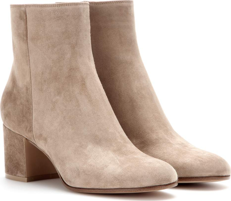 Gianvito Rossi Suede ankle boots