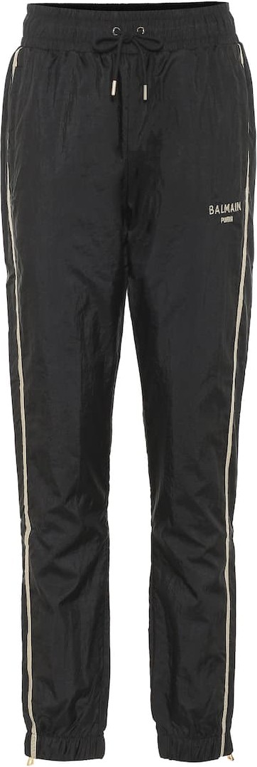 PUMA x Balmain nylon trackpants
