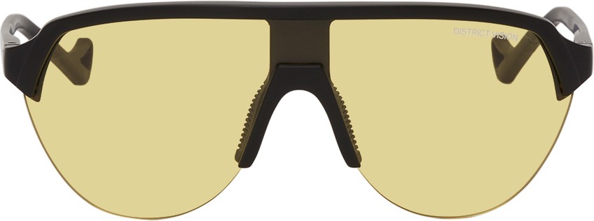 District Vision Black & Yellow Nagata Sunglasses