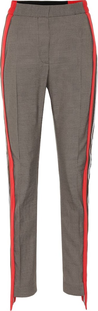 Burberry London England Check cotton and wool pants