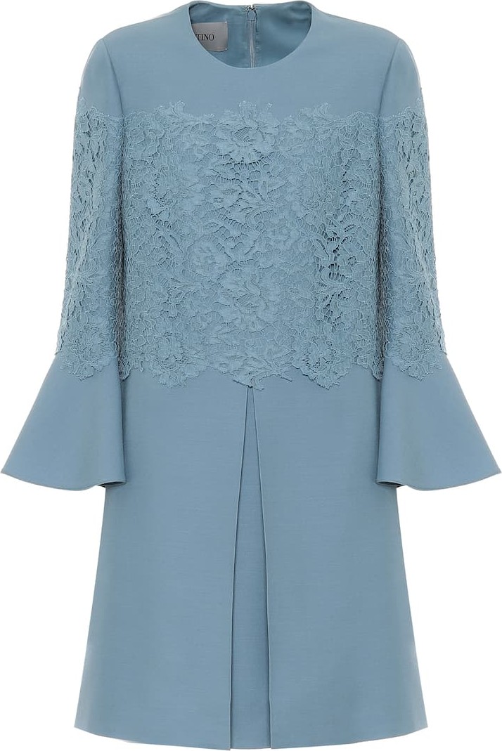 Valentino Wool and silk crêpe minidress