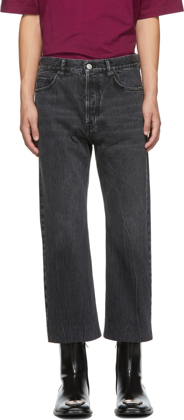 Balenciaga Black Cropped Jeans