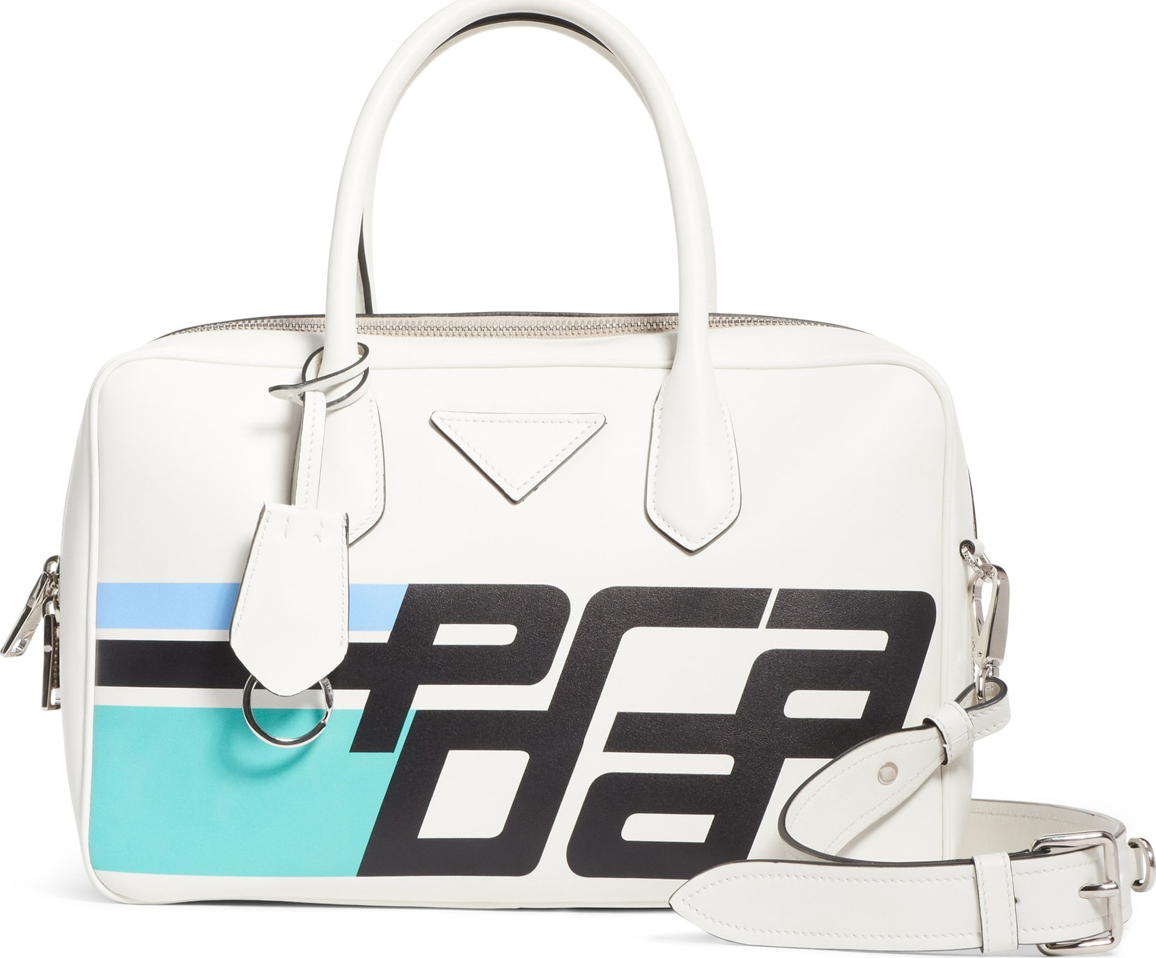 Prada City Calfskin Leather Bowler Bag