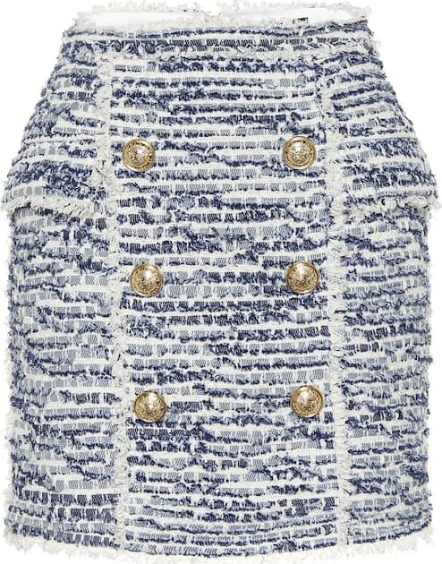 Balmain Tweed miniskirt