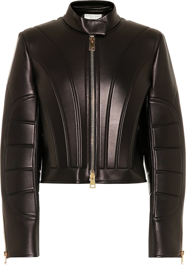 Bottega Veneta Cropped leather jacket