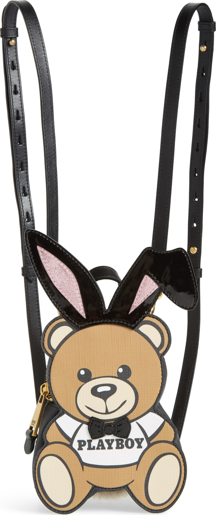 Moschino x Playboy Small Bunny Bear Leather Backpack