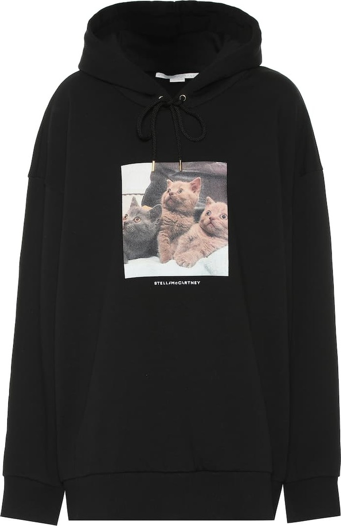 Stella McCartney Printed cotton hoodie