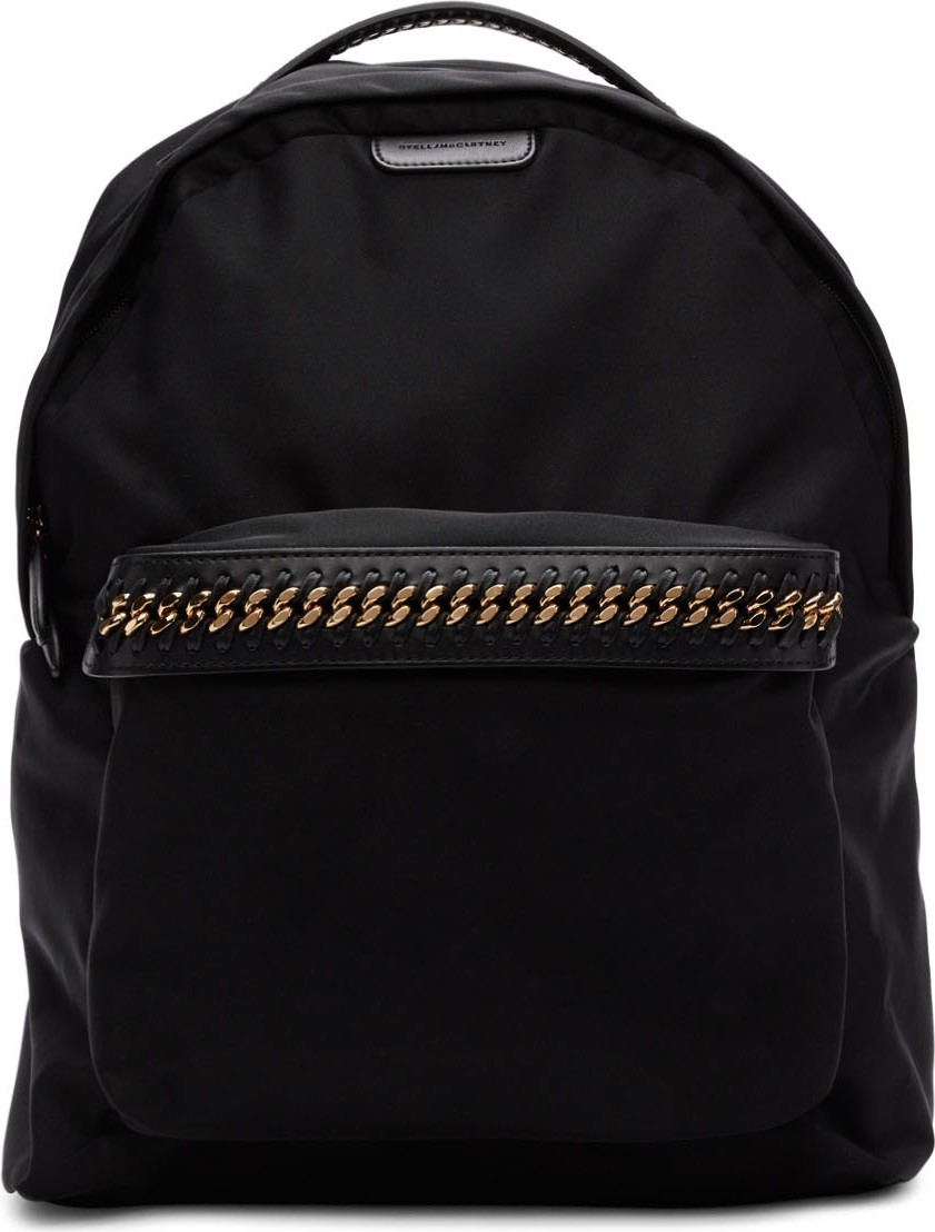 Stella McCartney Black Falabella Backpack