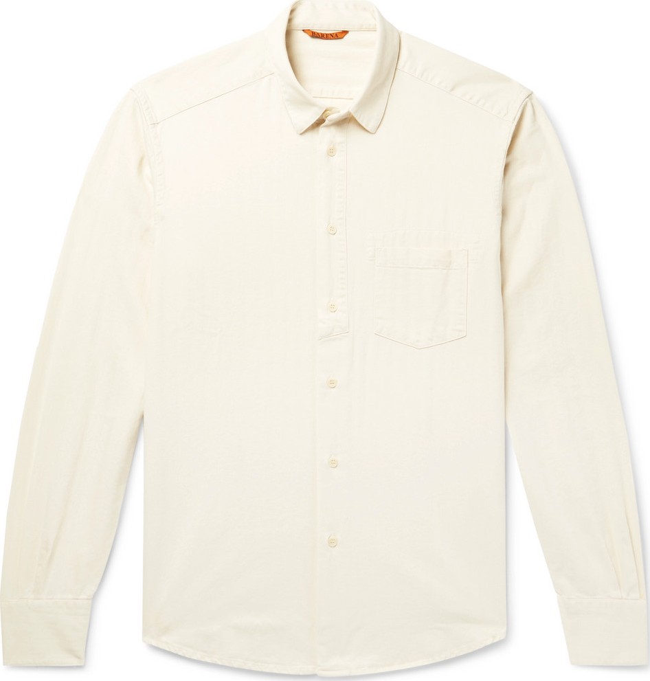 Barena Slim-Fit Herringbone Cotton Shirt