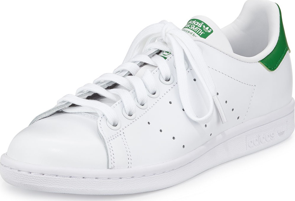 Adidas Stan Smith Classic Sneaker, White/Green