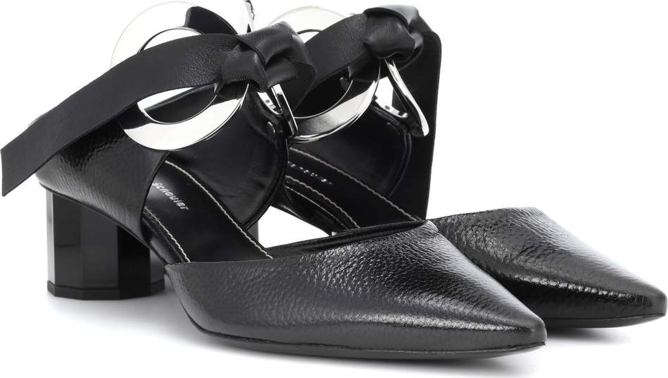 Proenza Schouler Grommet leather pumps