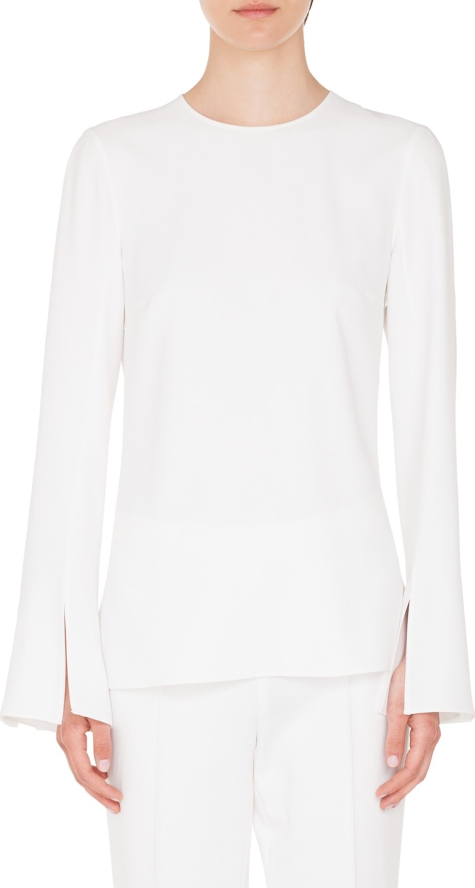 Akris Punto Trumpet Sleeve Blouse