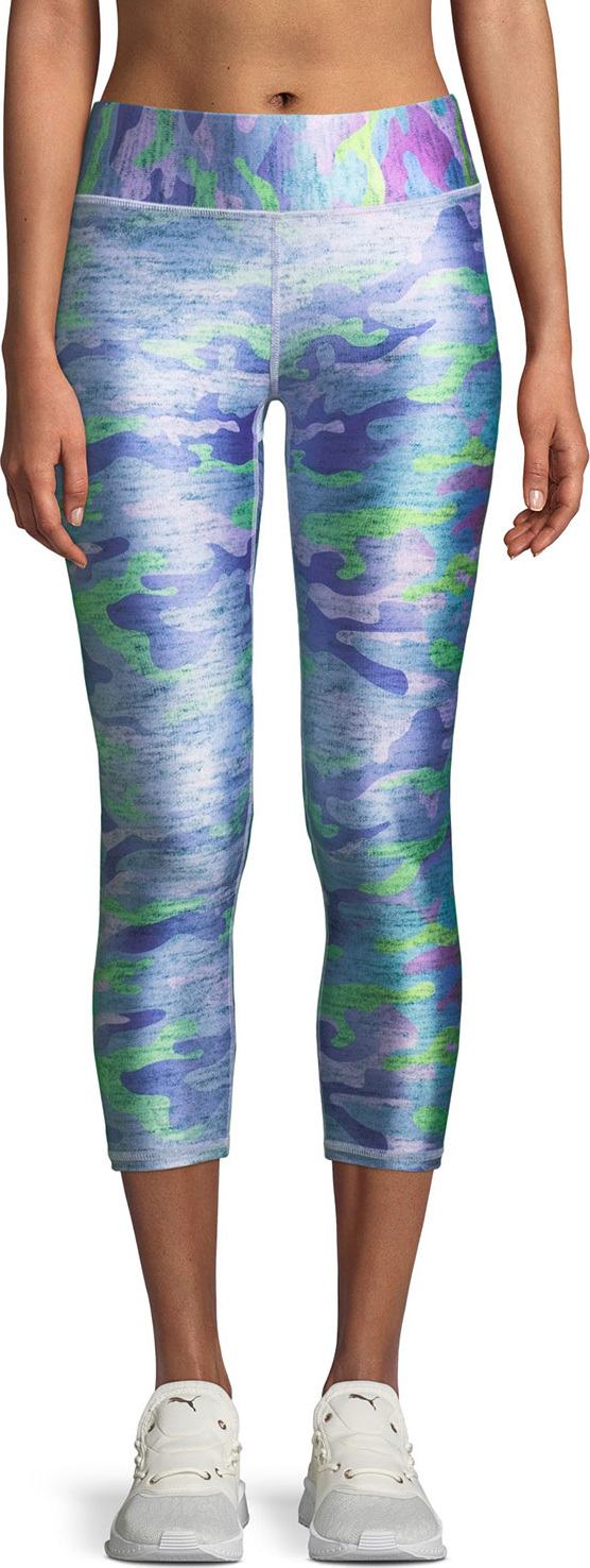 Terez Tall Band Printed Capri Leggings