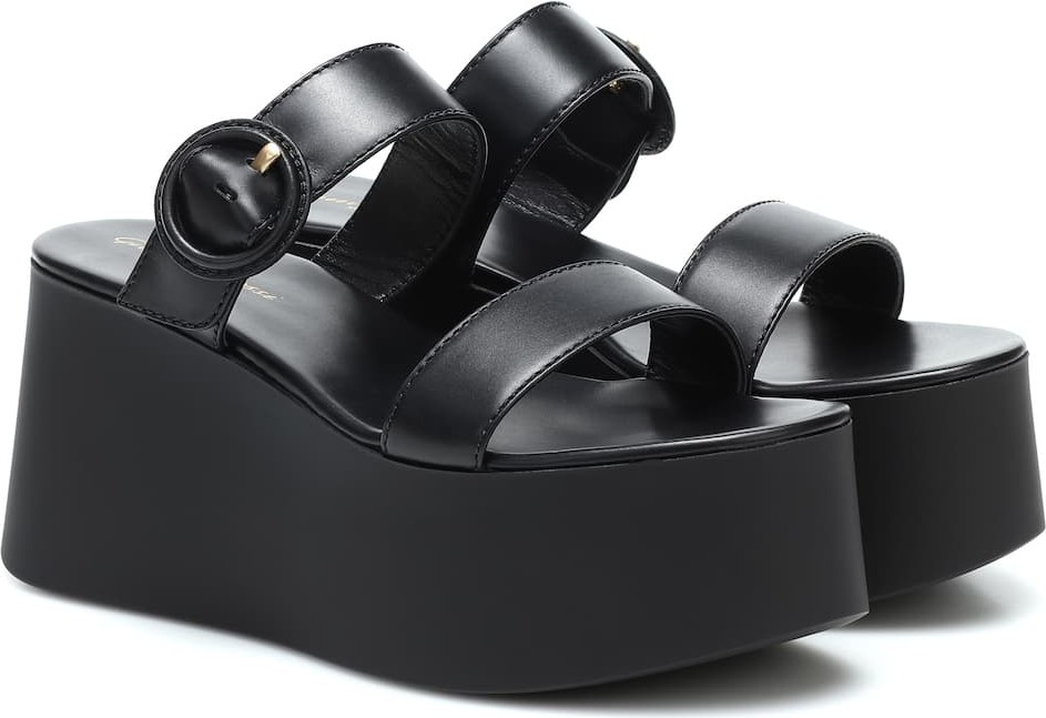 Gianvito Rossi Platform leather sandals
