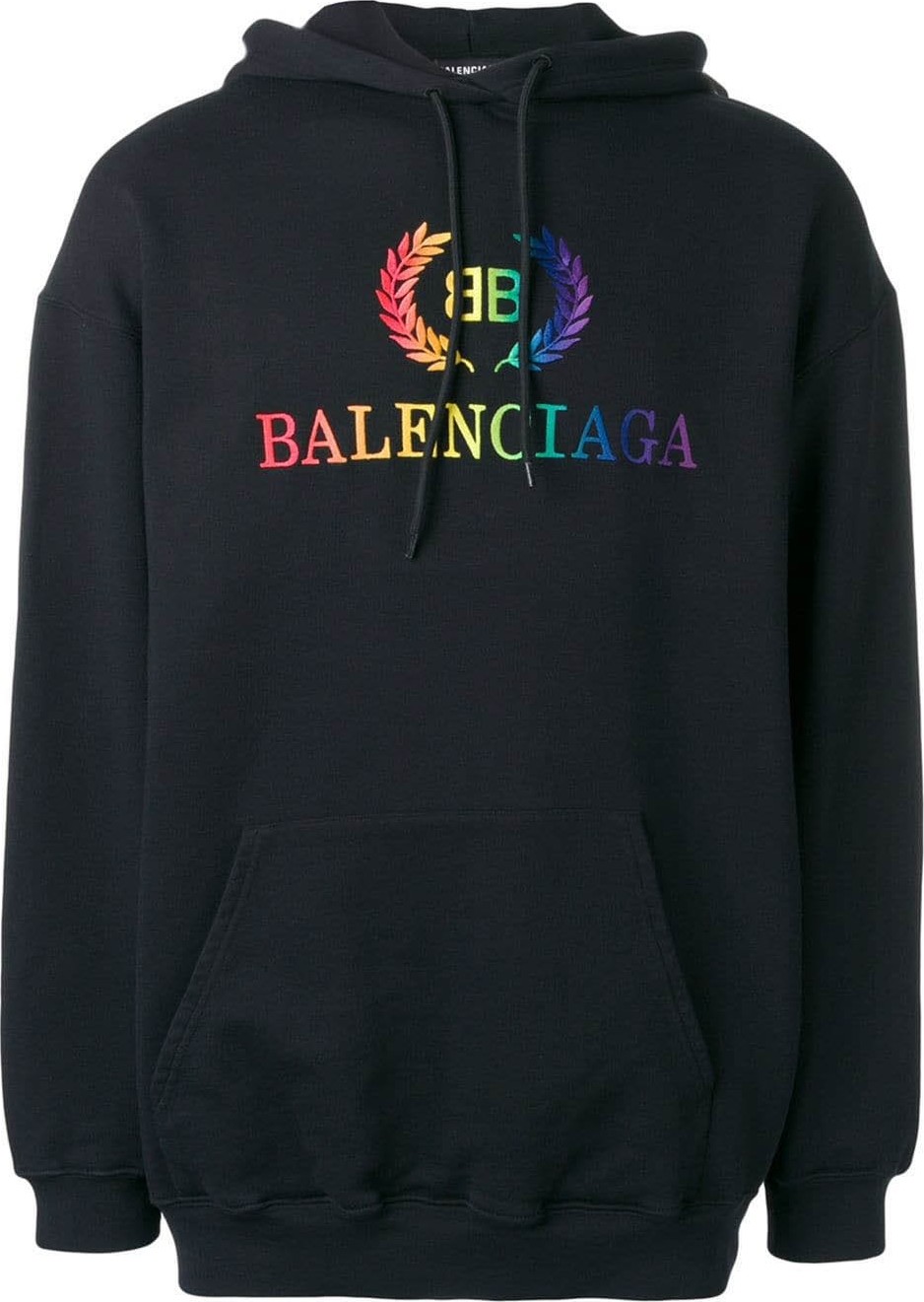 Balenciaga Rainbow logo hoodie