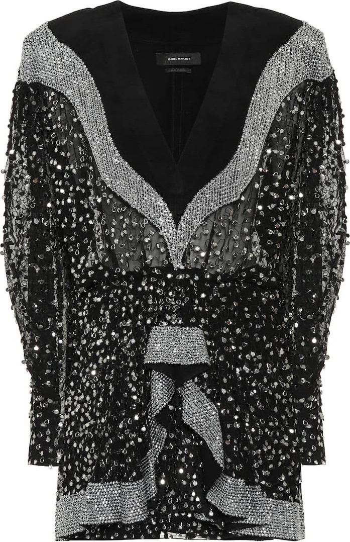 Isabel Marant Embroidered minidress