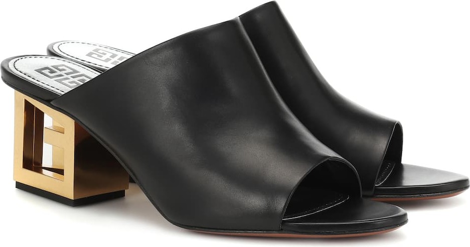 Givenchy Triangle leather sandals