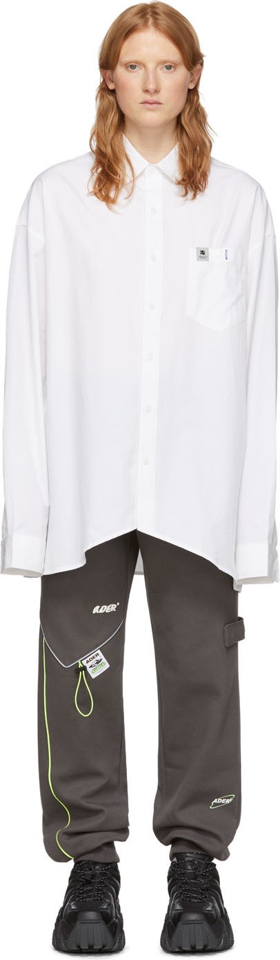 ADER error White Vader Shirt Dress