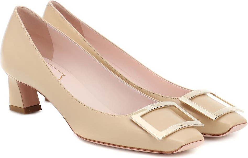 Roger Vivier Trompette 45 patent-leather pumps