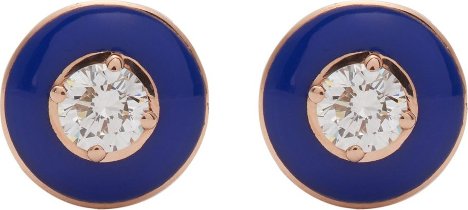 Selim Mouzannar Mina diamond & 18kt rose-gold earrings