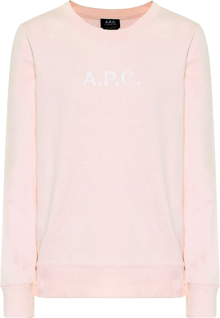 A.P.C. Logo cotton-jersey sweatshirt