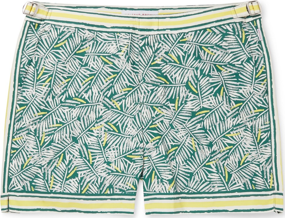 Orlebar Brown Bulldog Mid-Length Printed Swim Shorts