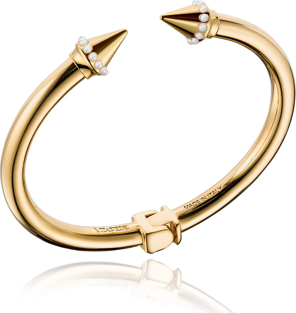 Vita Fede Mini Titan Pearly Cuff Bracelet