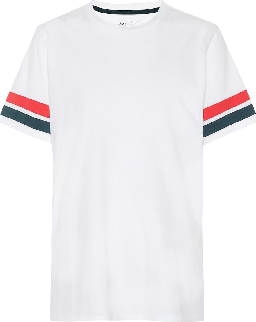 LNDR Stripe cotton jersey T-shirt