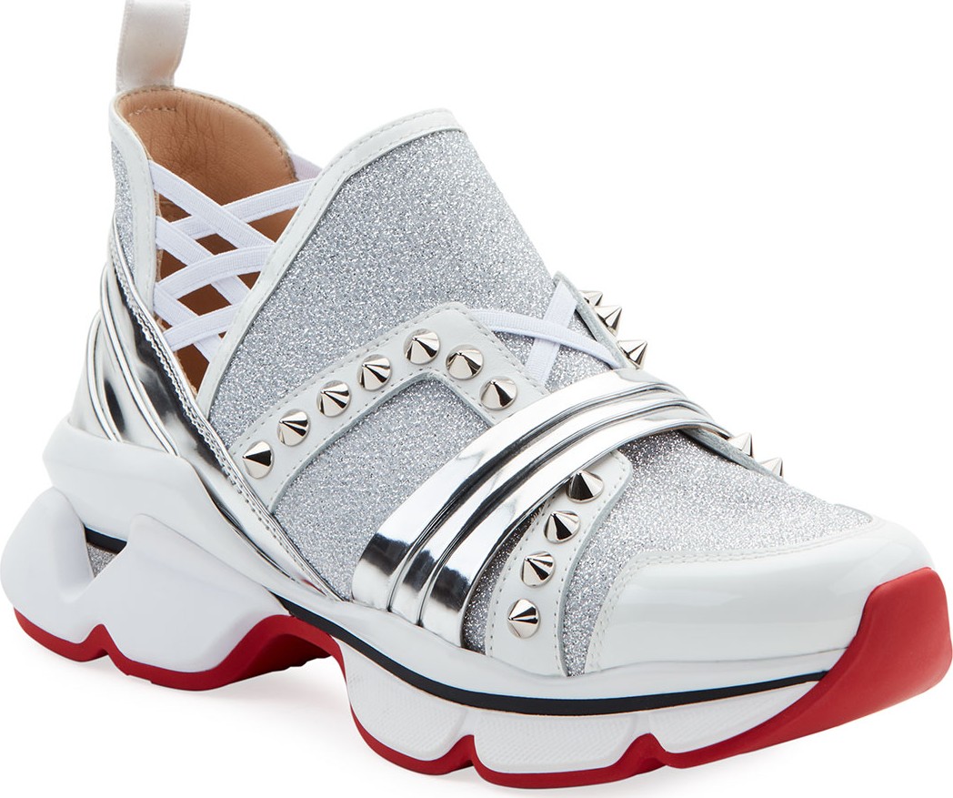 Christian Louboutin 123 Run Red Sole Sneakers