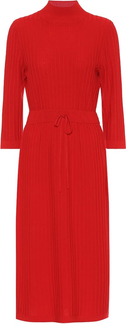 A.P.C. Vivianne merino wool midi dress