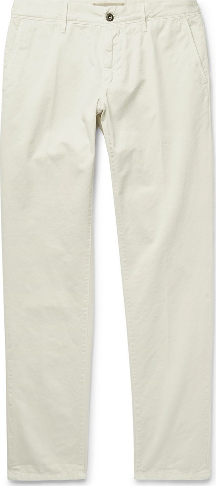 Incotex Slim-Fit Cotton-Twill Chinos