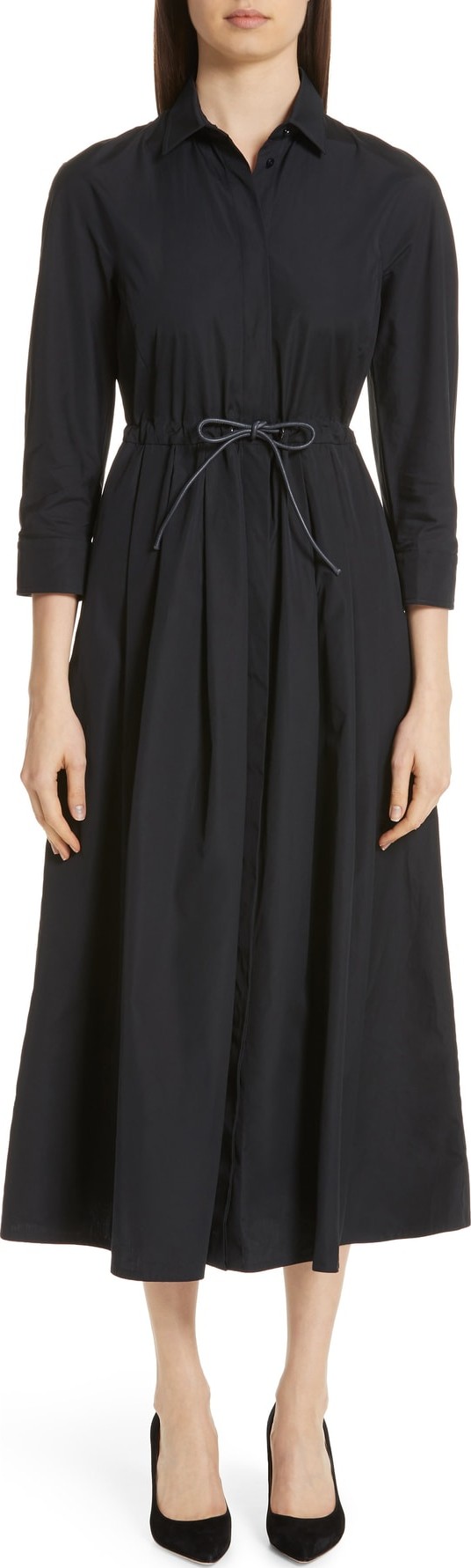 Max Mara Terra Fit & Flare Shirtdress