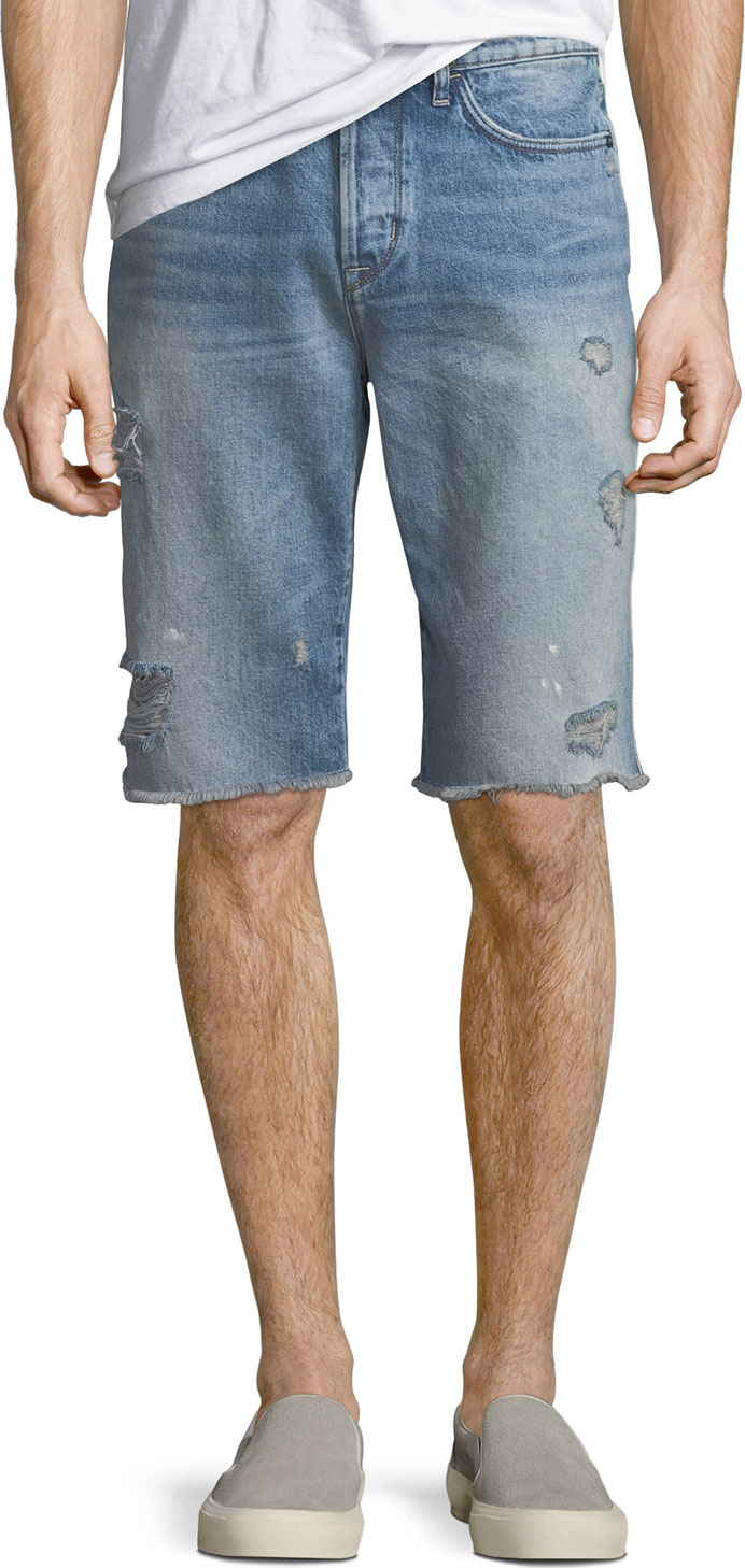 Hudson Men's Dixon Distressed Shorts