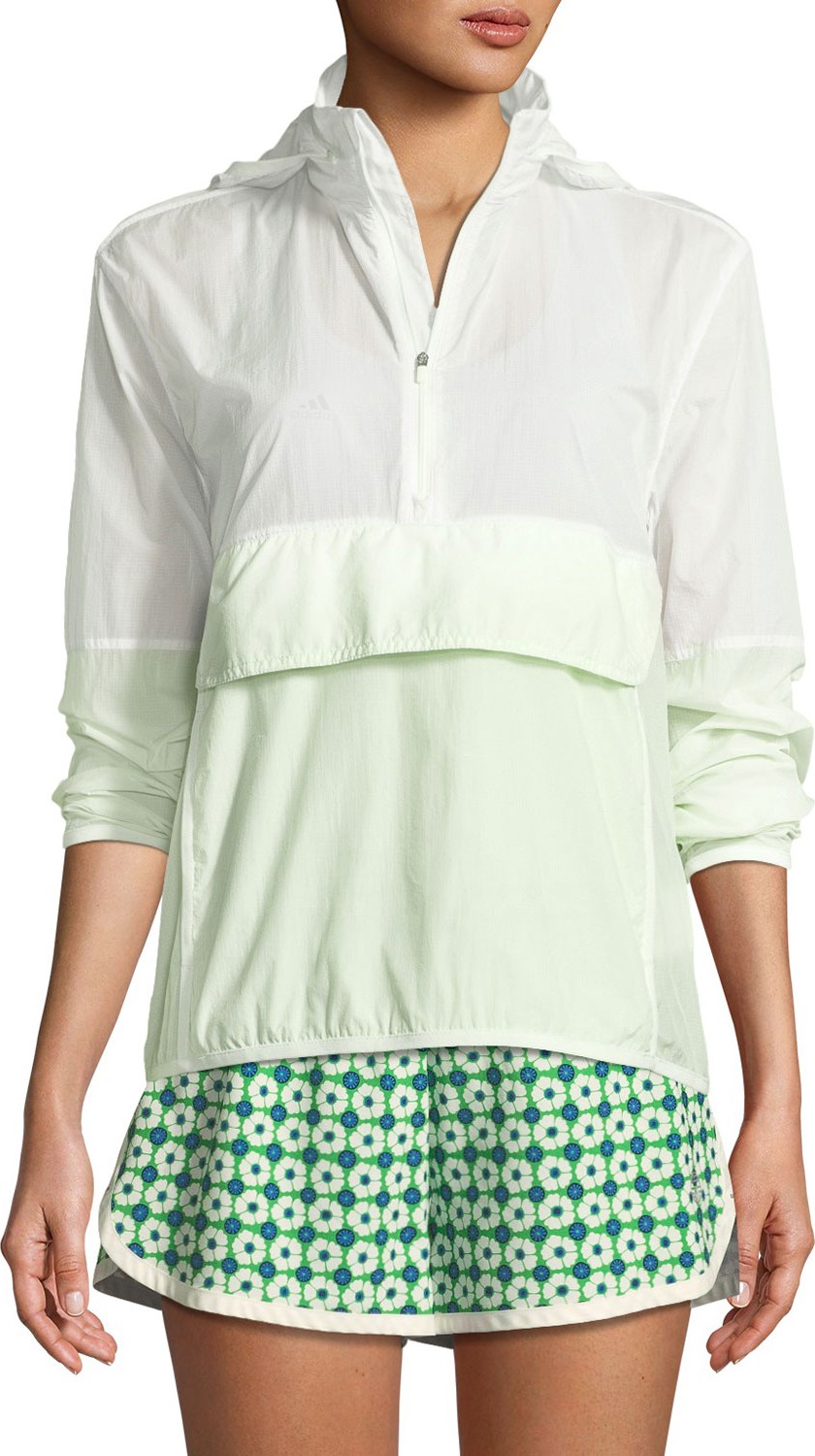 Tory Sport Two-Tone Ripstop Half-Zip Anorak Jacket