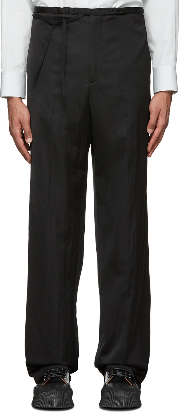 Jil Sander Black Arizona Trousers