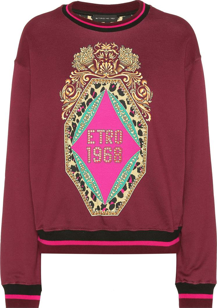 Etro Embellished cotton sweatshirt