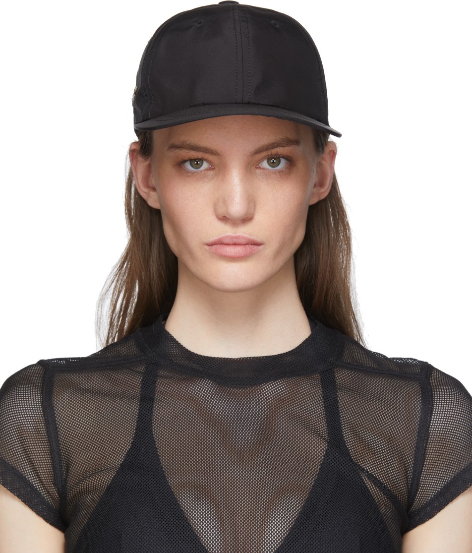 Rick Owens Black Champion Edition Baseball Cap Rick Owens Black Champion Edition Baseball Cap
