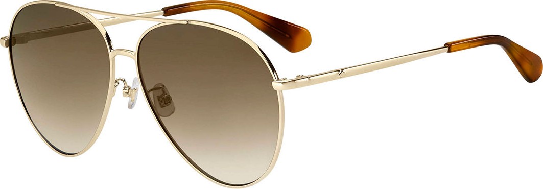 Kate Spade New York carolanefs metal aviator sunglasses
