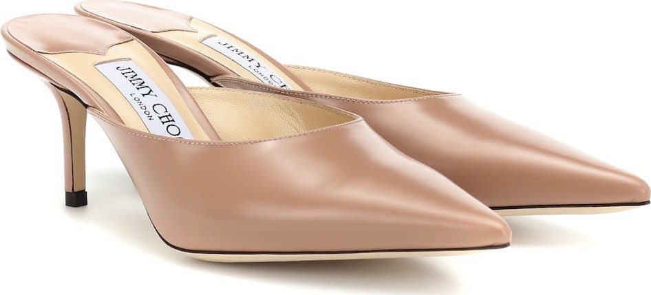 Jimmy Choo Rav 65 leather mules